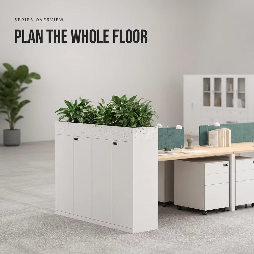 Metal Storage Cabinet Series for Office and Hospital Storage Walls