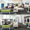 Hospital Staff Breakroom Furniture | Modern Clinic Lounge & Cafeteria Set