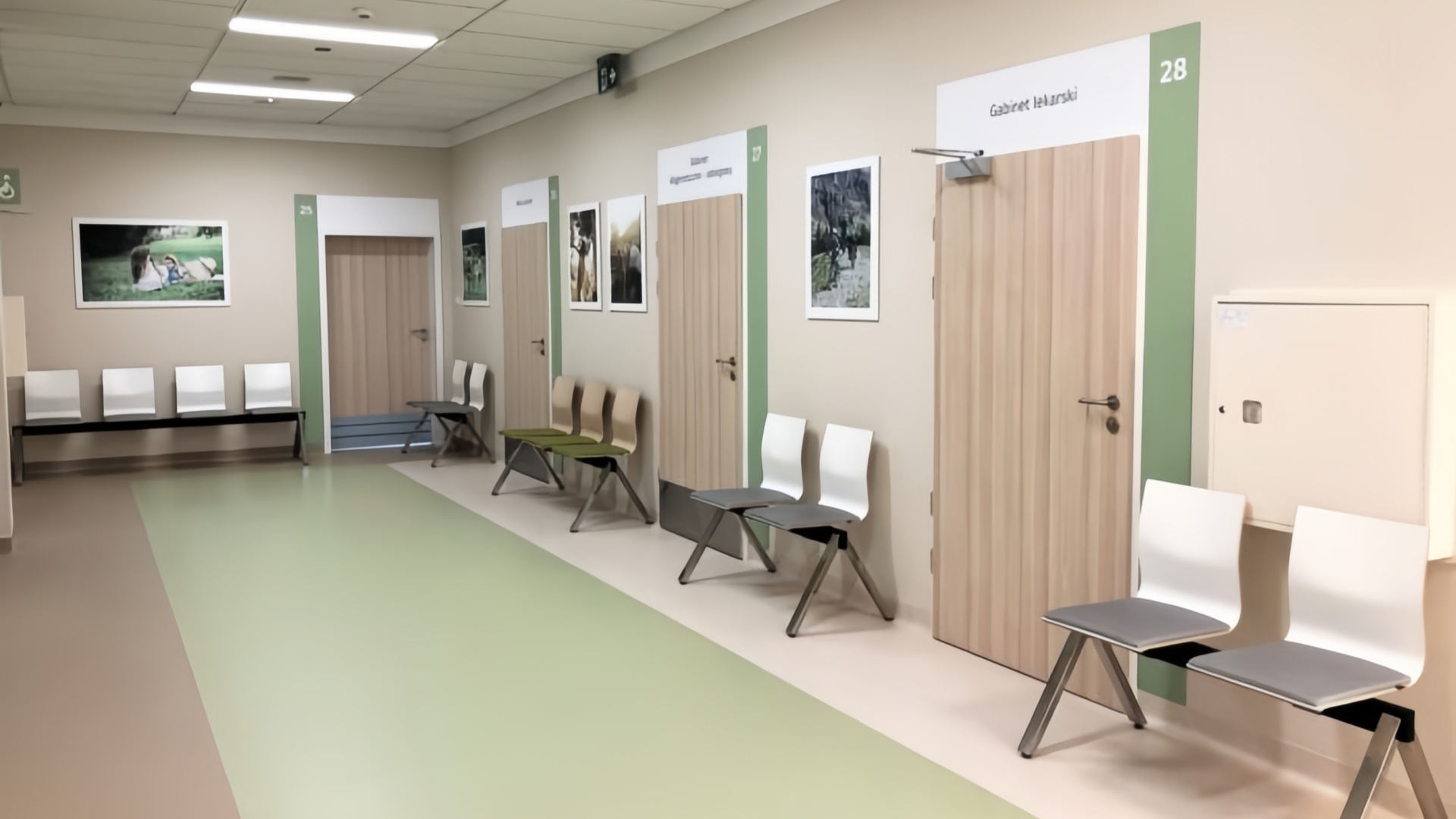 waiting room area in hospital