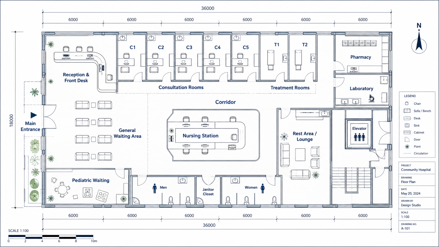 Overall layout plan