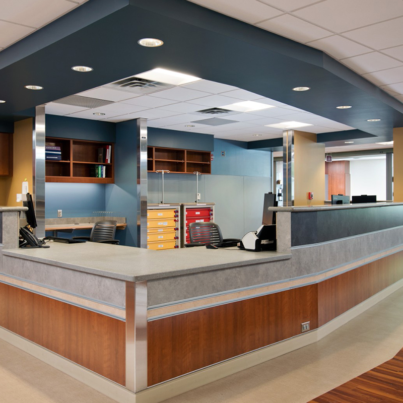 Hospital Reception Front Desk Nurses Station Counter