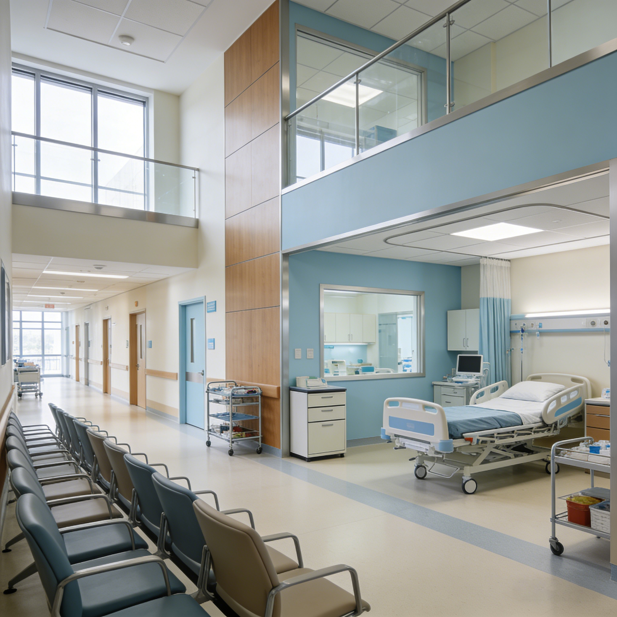 Patient Waiting Area Chairs for Hospital