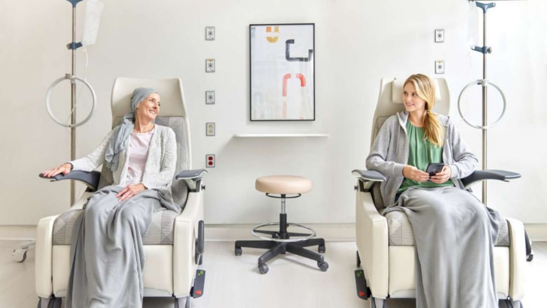 patient chair in hospital