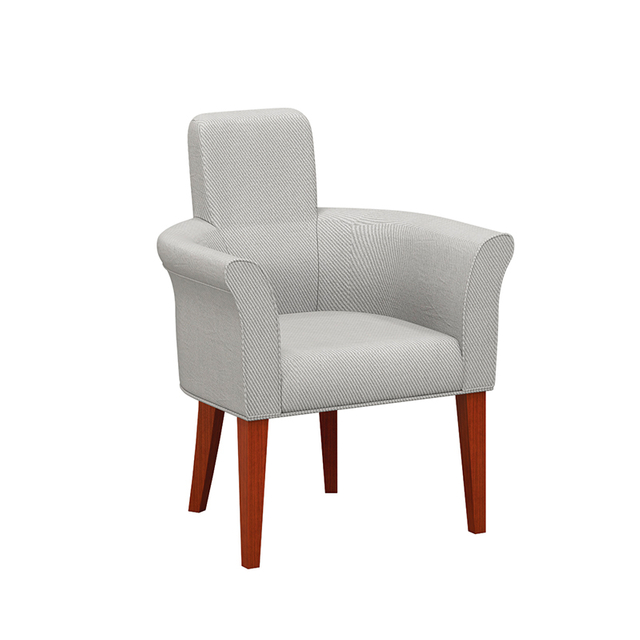 Senior Living Lounge Chairs - Upholstered Assisted Living Armchair and High-Back Nursing Home Patient Room Dining Seating