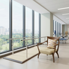 Living Armchair for Senior Ergonomic Healthcare Lounge Chair with Solid Wood Frame for Nursing Home & Medical Center 