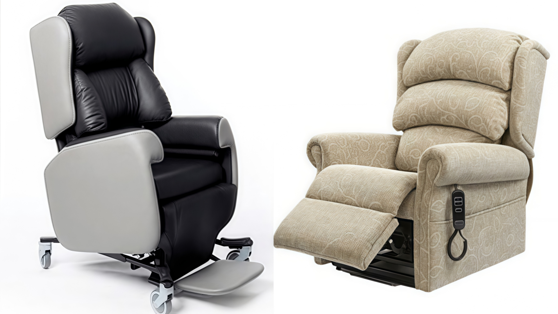 geri chair vs recliner elderly care