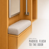 Wardrobe with Bench and Mirror for Nursing Home Apartments