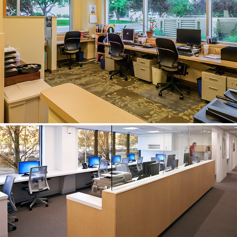Hospital Reception Front Desk Nurses Station Counter