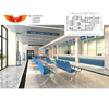 Steel Hospital Waiting Room Bench - 3-Seater Ergonomic Metal Shell Tandem Seating & 4-Seater Public Clinic Lobby Chairs