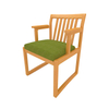 Geriatric chair with side Armrest Anti-Tip Sled Base Assisted Living Armchair and Modular Nursing Home Healthcare Seating