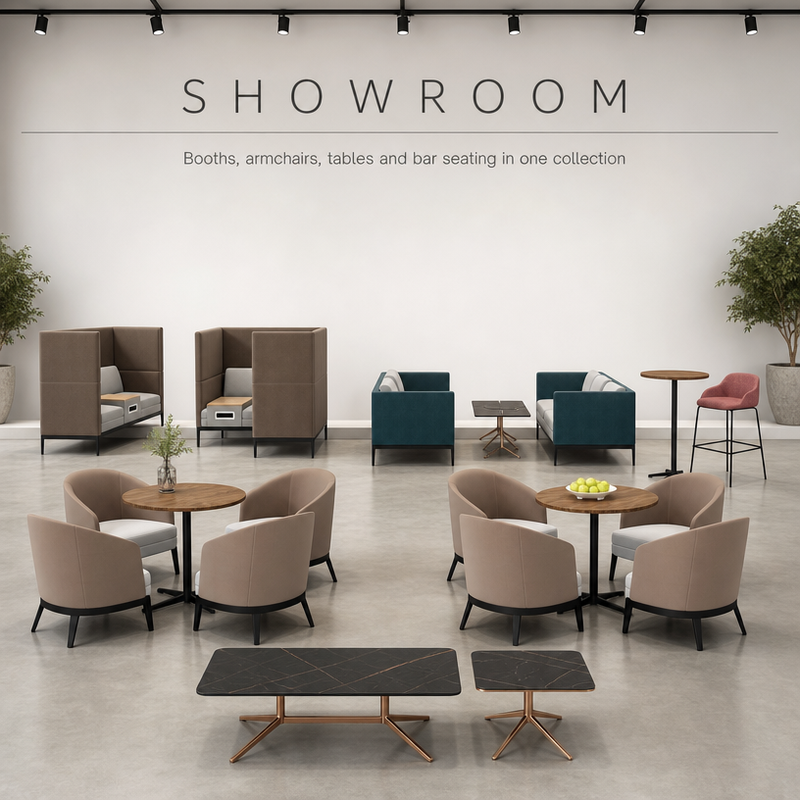 Commercial Lounge Furniture Set for Office Negotiation Areas & Hotel Lounges