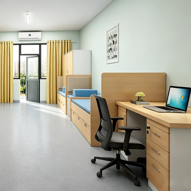 Hospital Staff Duty Room Furniture | Custom Doctors' Lounge Set