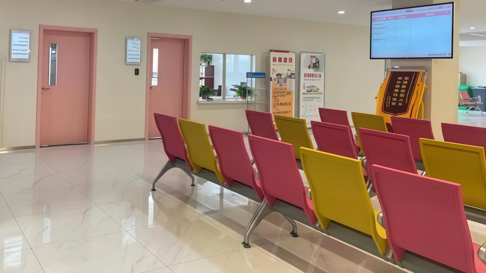 waiting chair in hospital