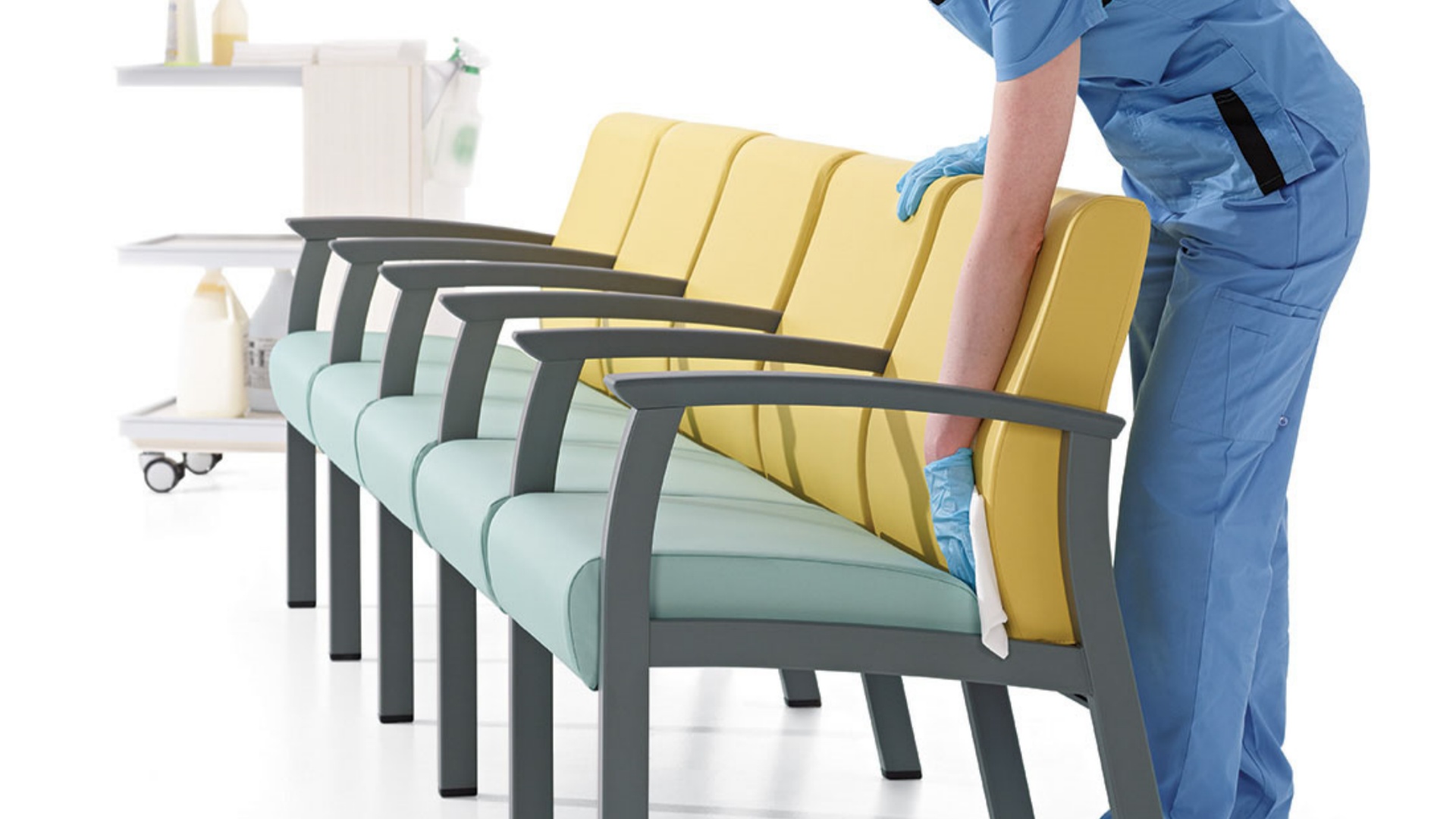 antimicrobial hospital chair for infection control