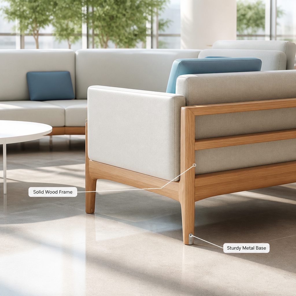 Modular Lounge Sofa for Hospital Lobby & Senior Living