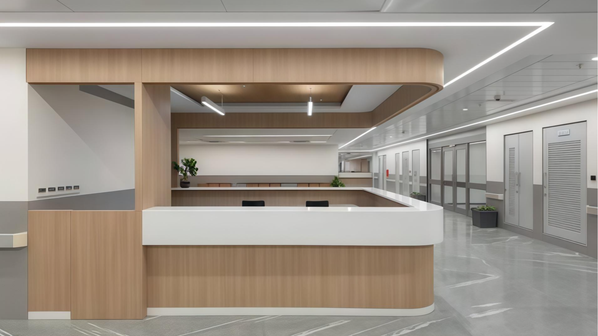 HIPAA nurse station design