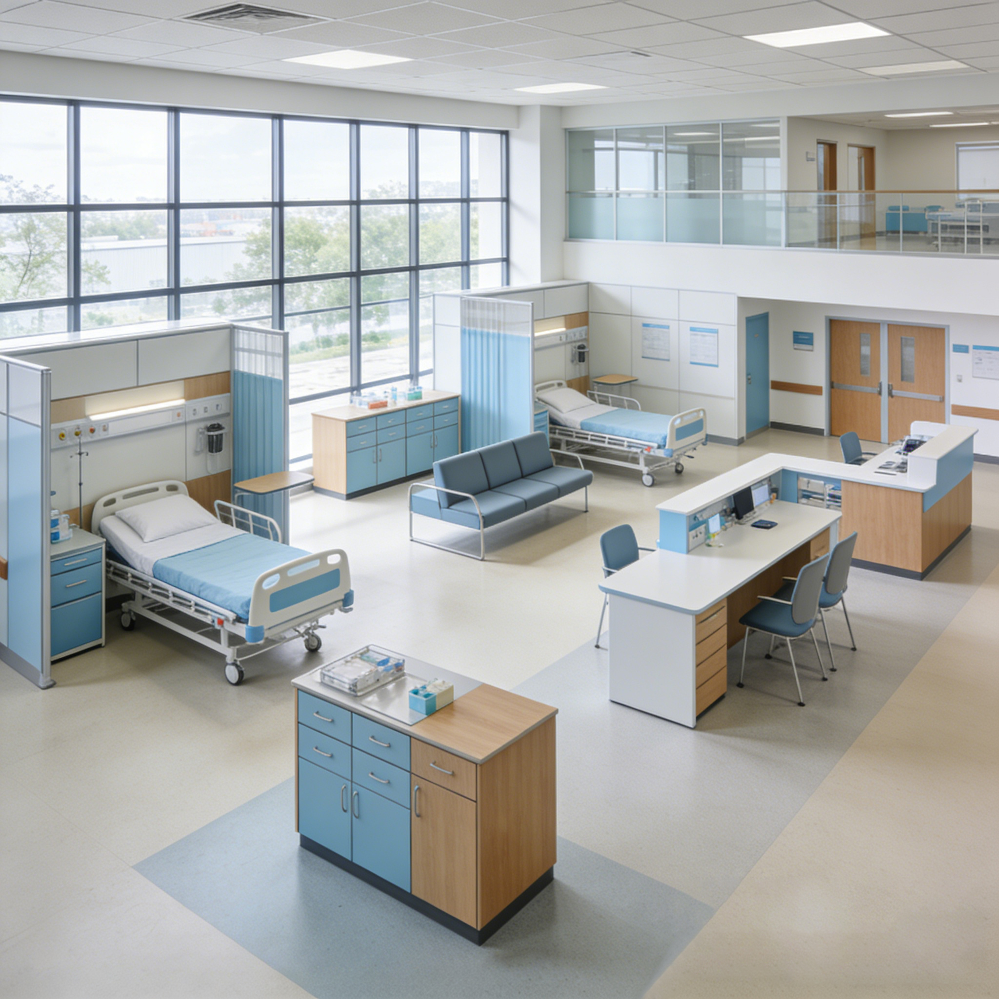 Healthcare Furniture Hospital Bed