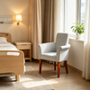 Senior Living Lounge Chairs - Upholstered Assisted Living Armchair and High-Back Nursing Home Patient Room Dining Seating