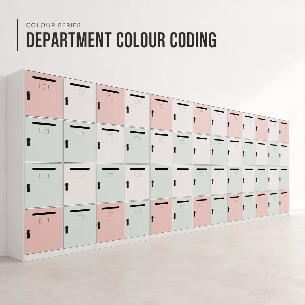 Mail Letter Cabinet with Lockable Pigeon Hole Slots