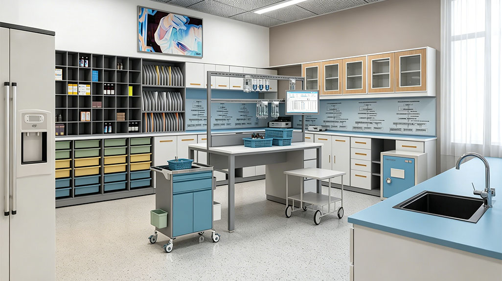 Clinical Fluid Preparation Cabinets