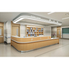 Custom Hospital Nurse Station Reception Desk Furniture - Anti-microbial Solid Surface Medical Clinic Consultation Counters