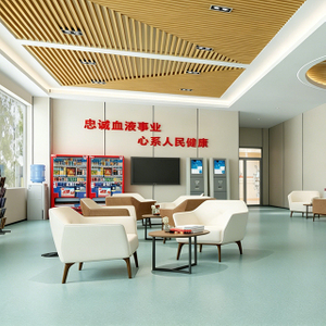 Modern Hospital Public Area Furniture Set - Antibacterial Healthcare Waiting Room Chairs & Medical Reception Desks