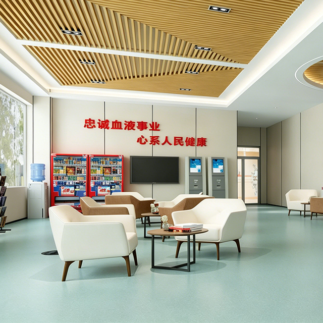 Modern Hospital Public Area Furniture Set - Antibacterial Healthcare Waiting Room Chairs & Medical Reception Desks