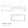 Shared Care Bedroom Furniture Set with Two Care Beds and Wardrobe