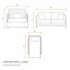 Assisted Living Bedroom Furniture with Care Bed, Sofa and Wardrobe