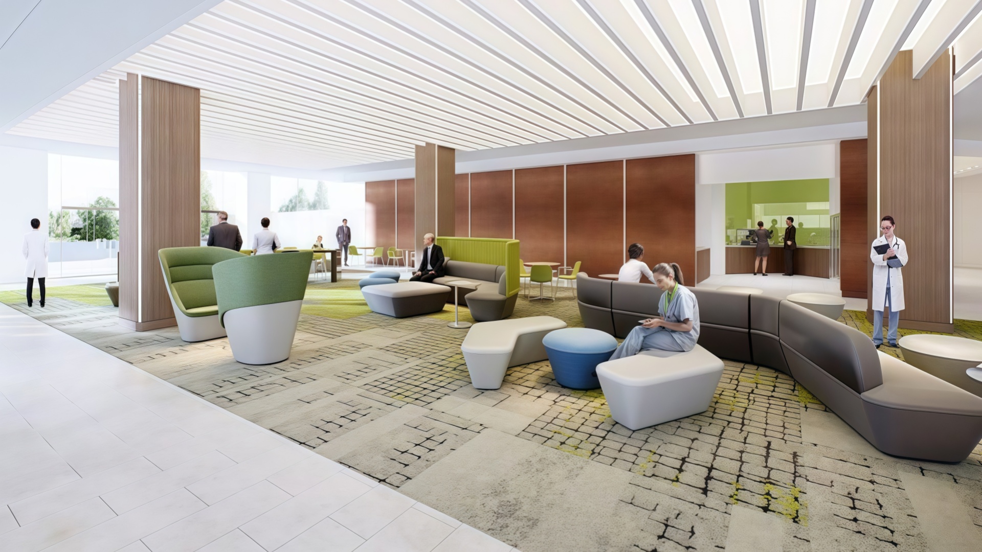 hospital waiting room chair