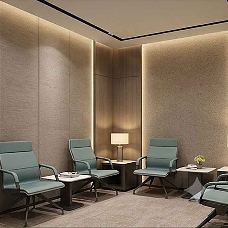Modern Hospital Waiting Area Seating with Antimicrobial Vinyl Cushion & Heavy-Duty Metallic Reception Desk System