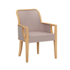Healthcare Nursing Home Chairs - Wood Grain Metal Assisted Living Armchairs and Senior Patient Patient Patient Patient Room High-Back Lounge Seating