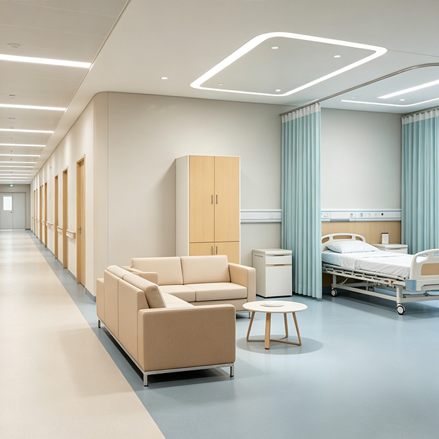 Modern Ergistic Hospital Clinic Furniture Set - Integrated Healthcare Space Solutions for Consultation Rooms and Nursing Stations
