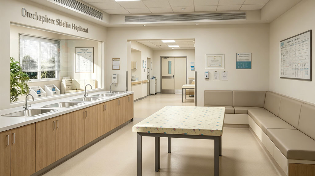 Neonatal care room furniture