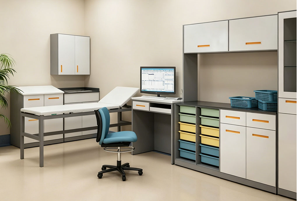 Hospital Wound Care Room Workstations