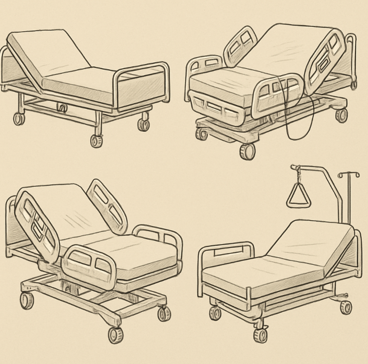 types of hospital bed