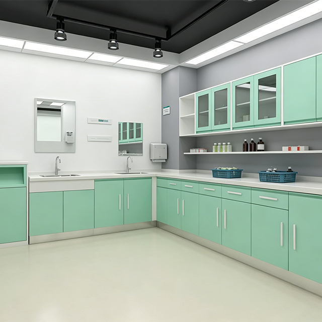 Treatment Room Furniture | Custom Modular Hospital Clinical Prep Cabinets