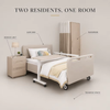 Shared Care Bedroom Furniture Set with Two Care Beds and Wardrobe