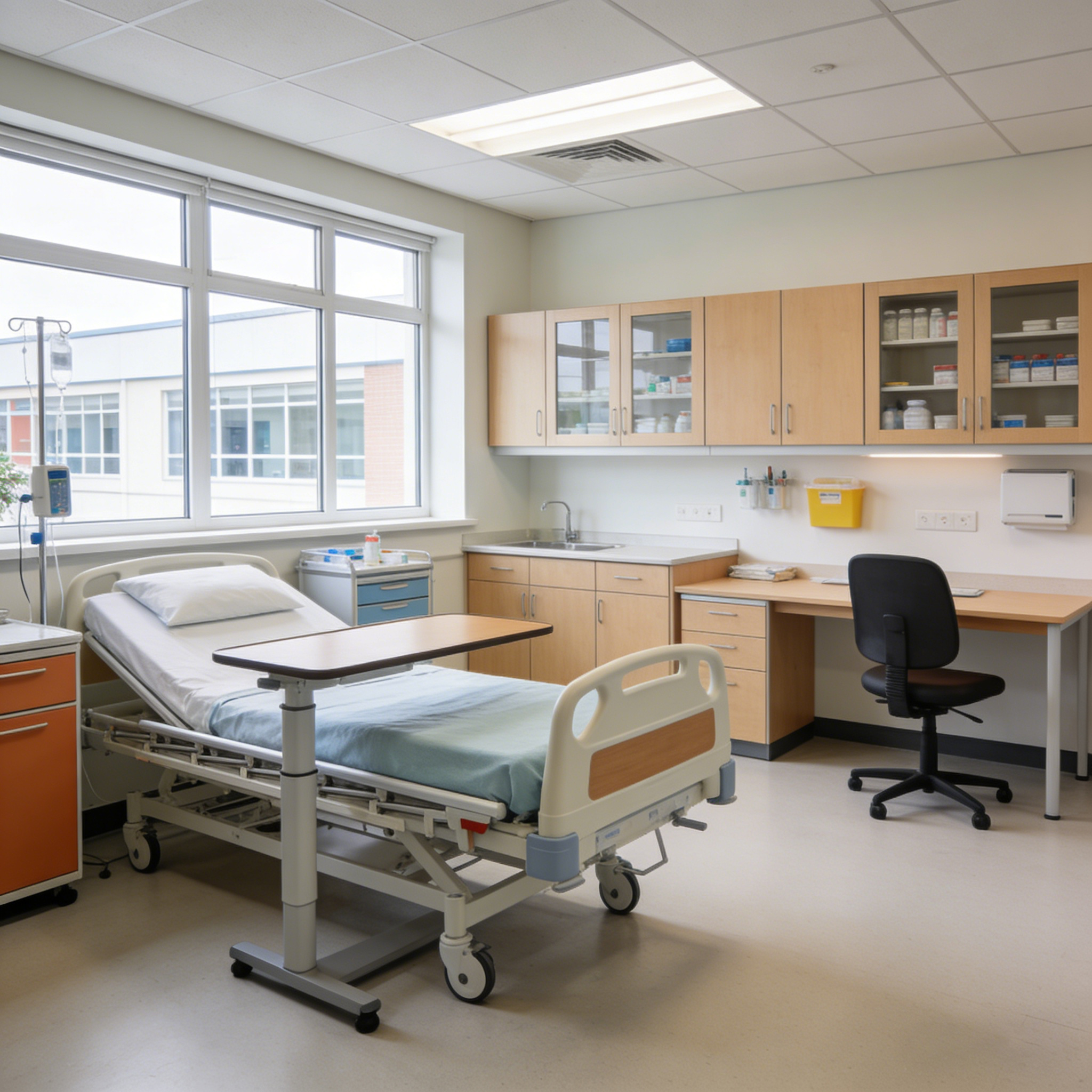 Healthcare Furniture Hospital Bed