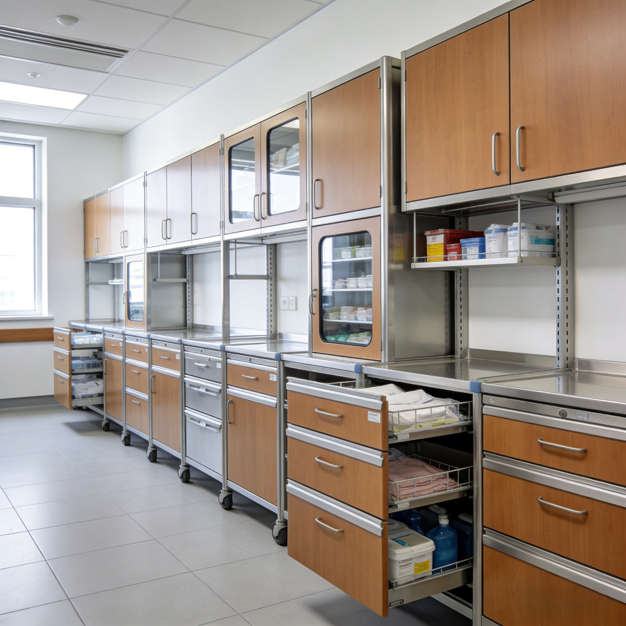 Factory Steel Medical Cabinets for Hospital 