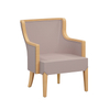 Healthcare Nursing Home Chairs - Wood Grain Metal Assisted Living Armchairs and Senior Patient Patient Patient Patient Room High-Back Lounge Seating