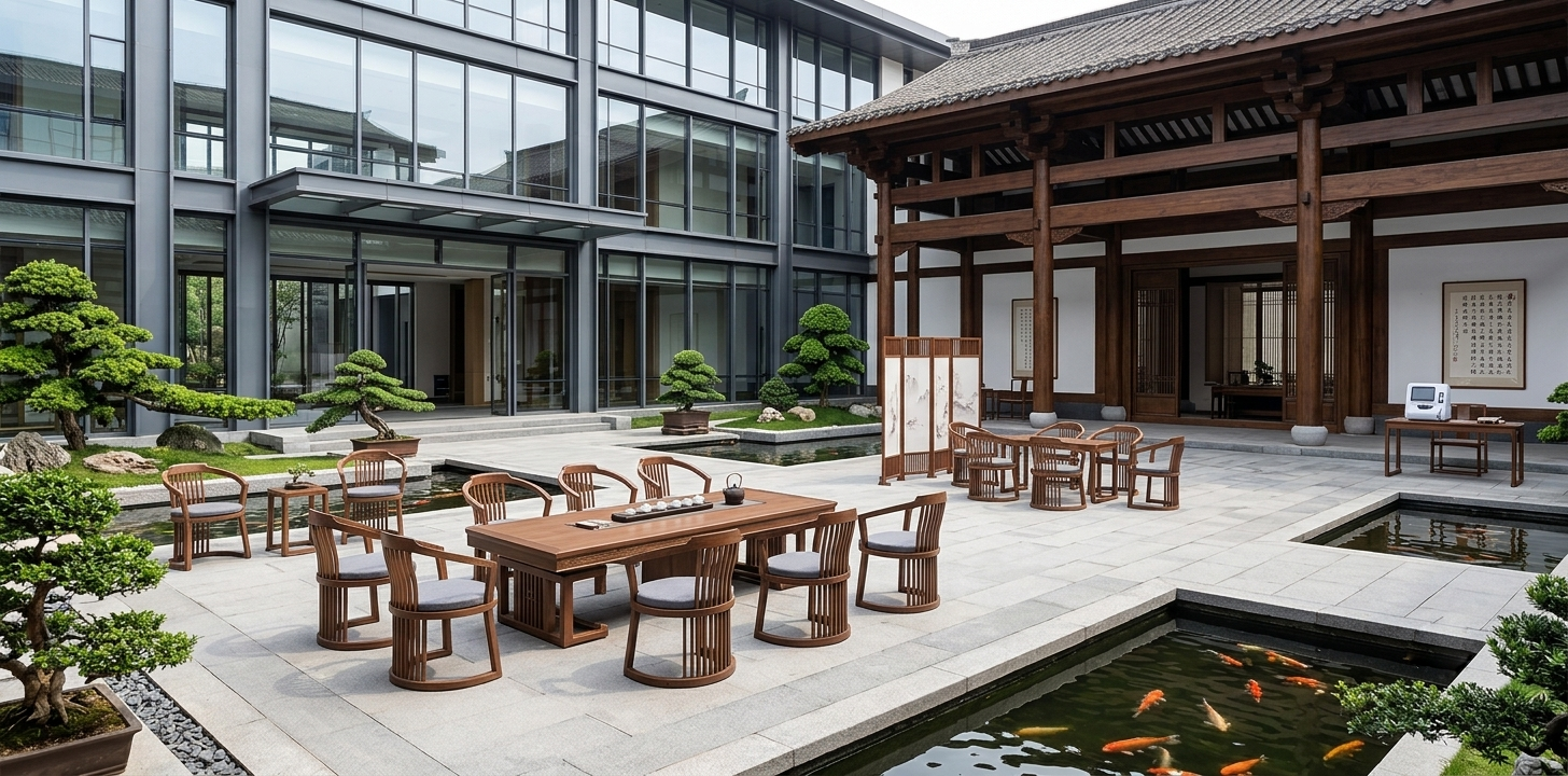modern Chinese armchair