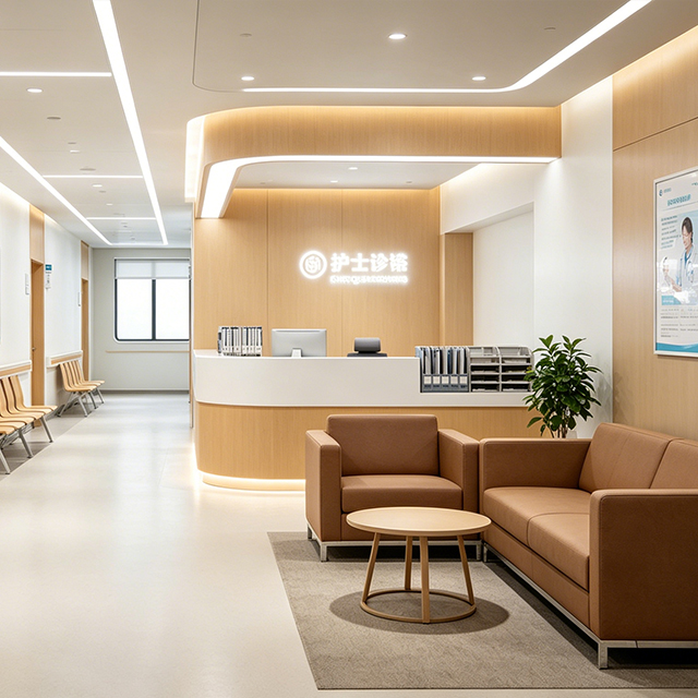 Modern Ergistic Hospital Clinic Furniture Set - Integrated Healthcare Space Solutions for Consultation Rooms and Nursing Stations
