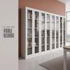 Glass Door Metal Filing Cabinet with Lockable Steel Doors