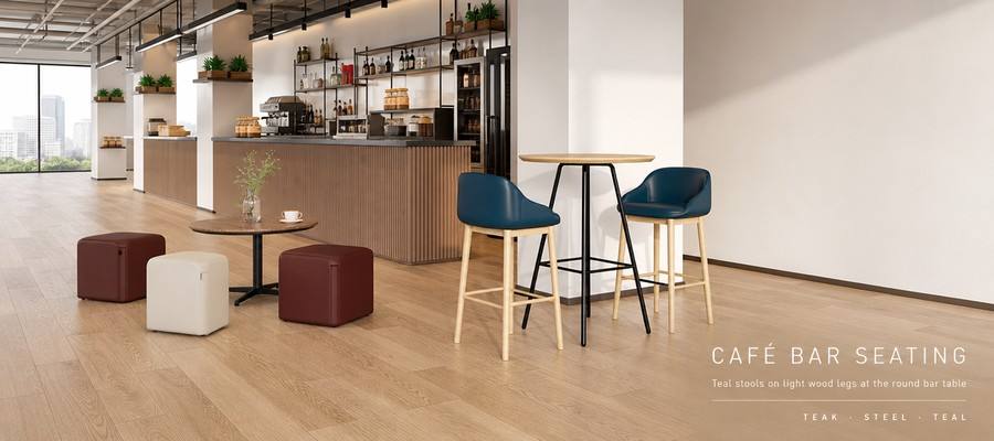 CAF&Eacute; BAR SEATING