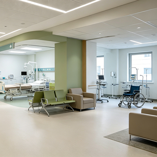 Hospital Ward Furniture Set - Integrated Healthcare Space Solutions