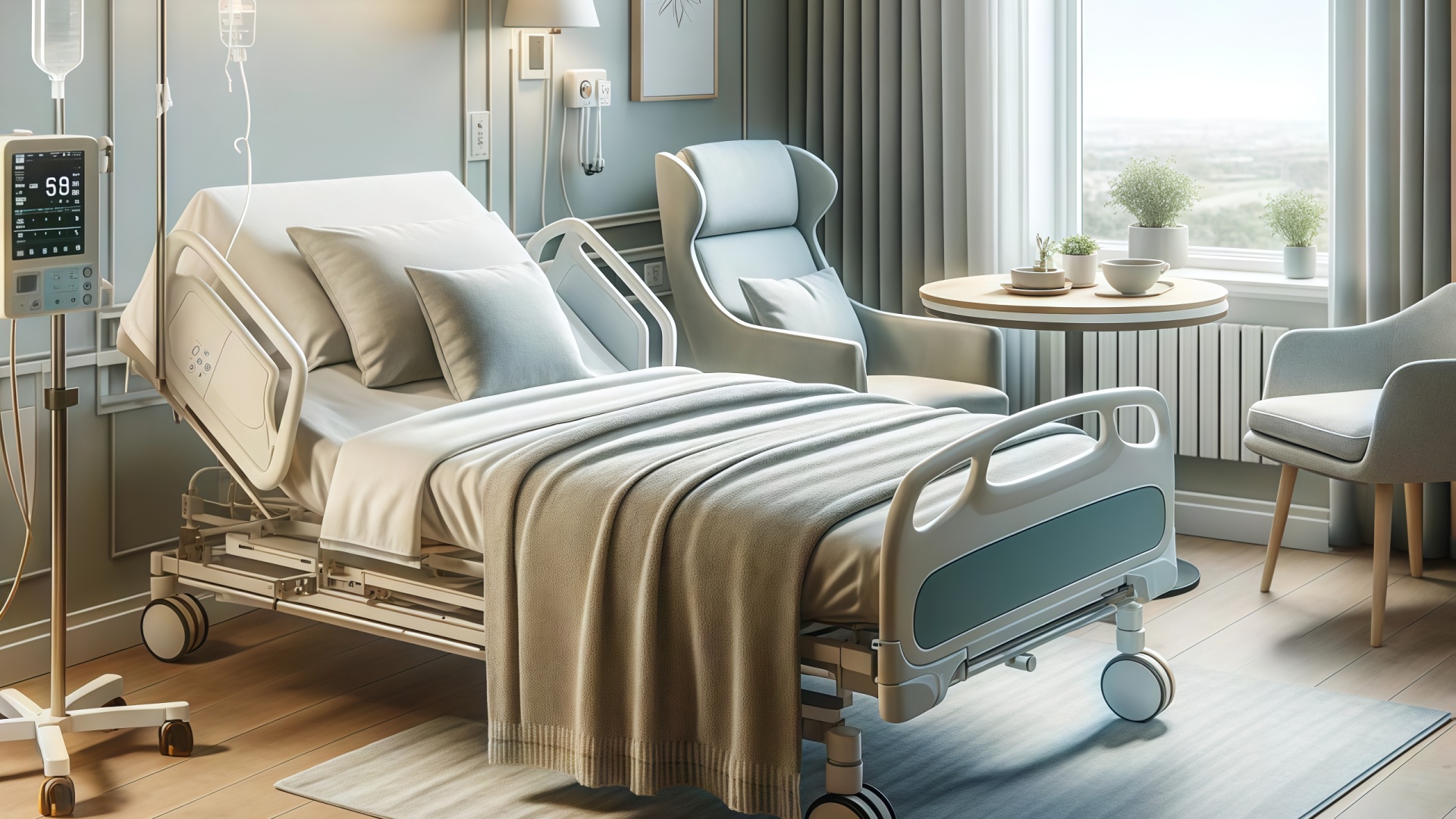 hospital bed
