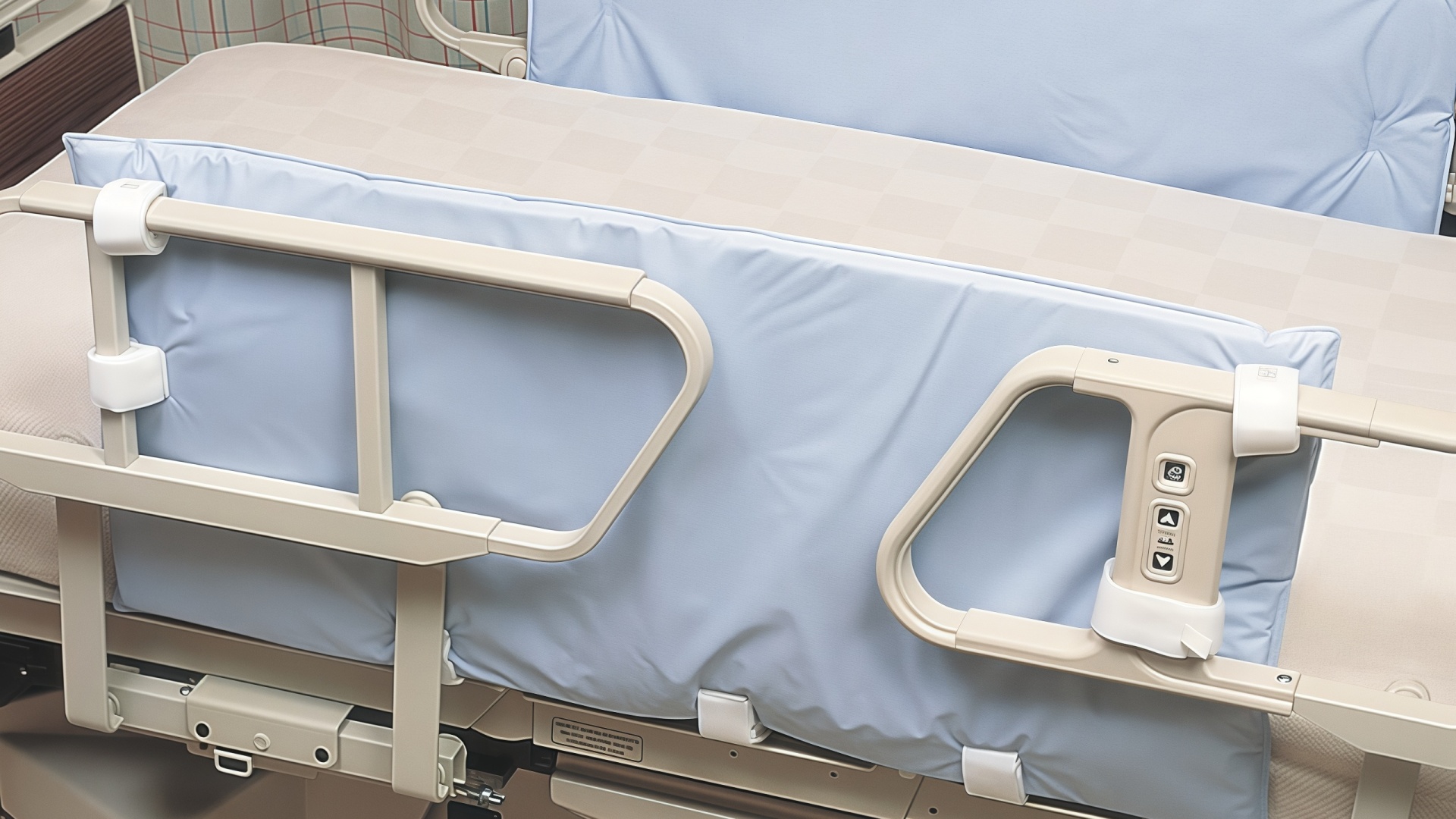 Split Rails hospital bed