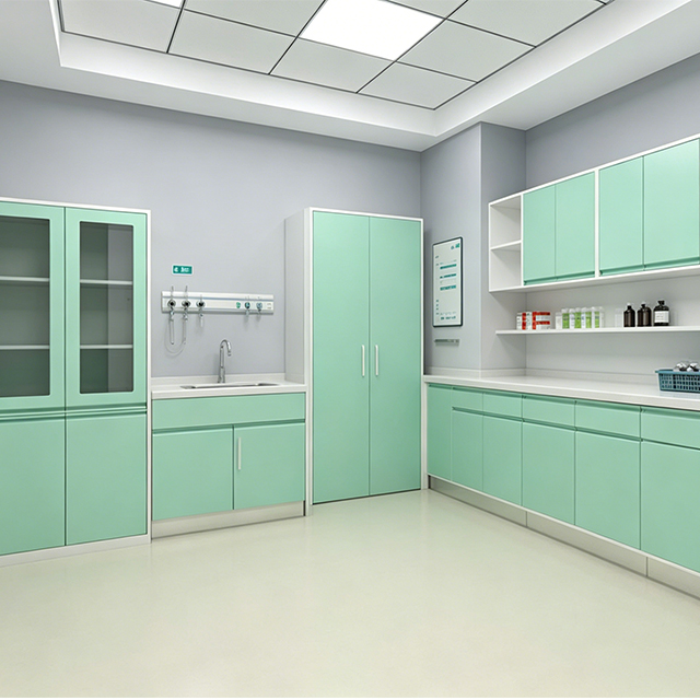 Treatment Room Furniture | Custom Modular Hospital Clinical Prep Cabinets
