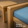 Public Lounge Seating with Barrier-Free Layout and Low Coffee Tables